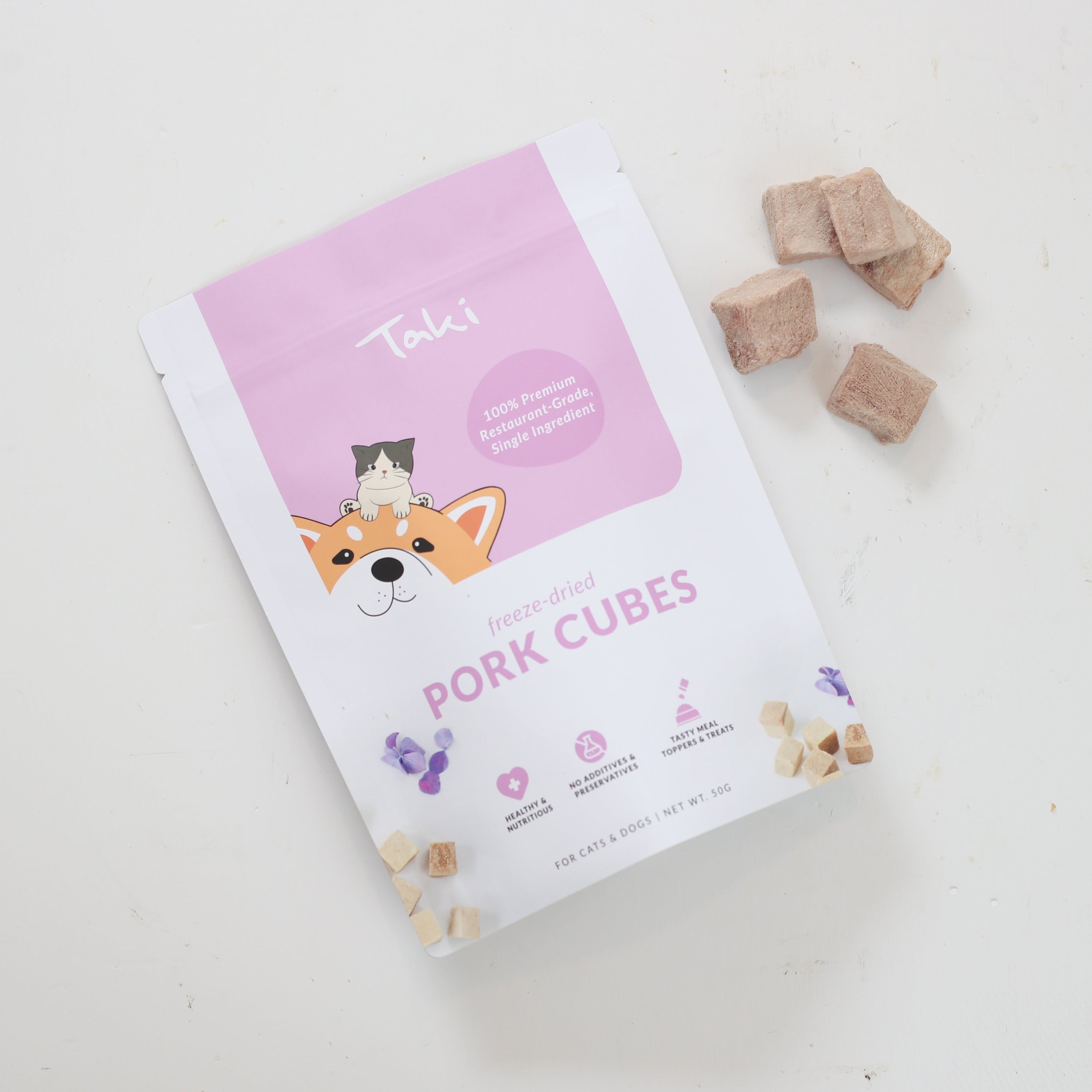 Pork Cubes 50g